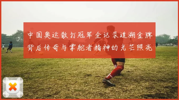 中国奥运散打冠军全记录追溯金牌背后传奇与掌舵者精神的光芒照亮